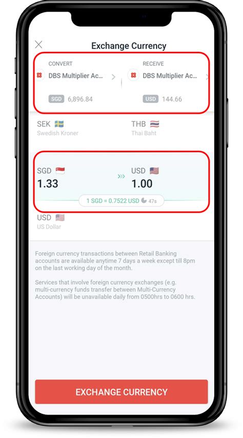 dbs foreign currency account.